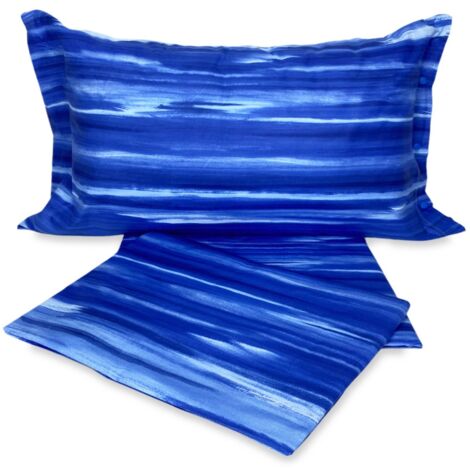 PLEINE DE LIT, DRAPS DE LIT-DRAP DE OMBRAGÉE MODERNE DE RIO BLEU Un Carré