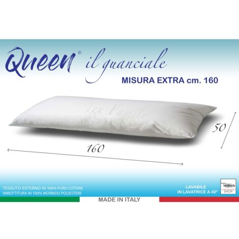 OREILLER QUEEN oreiller MAXI LIT long cm. 160 MIS. CM. 50 X 160 (1/5)