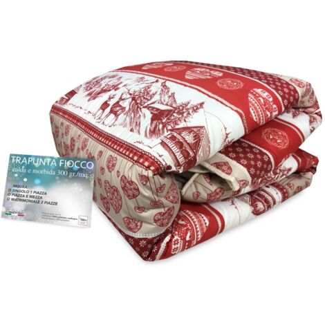QUILT BOW © TYROL GERMAGNANO DUVET rouge made in Italy 1 PLACE