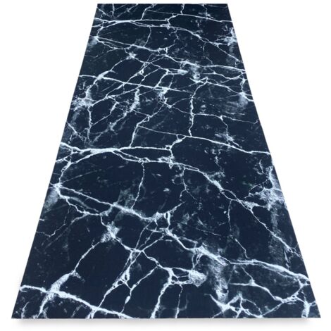 RUNNER RUG Cuisine Runner Antidérapant Effet marbre fabriqué en Italie Cm. 50x220