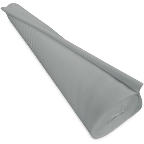 Vertigo Tissu Auvent 100 % Imperméable – Polyester H 150 cm, Vendu au Mètre – Idéal pour l'extérieur, Gazebos, Vérandas Gris uni