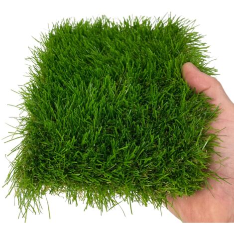 Pelouse synthétique WINDSOR © Faux gazon Tapis de jardin réaliste 5 nuances qualité supplémentaire 50 mm. 1x10 mt. 10 m². (1/5)