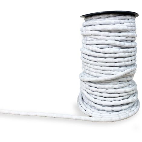 Tex Family – Fil à plomb tressé 110g/m pour rideaux et tissus – 4mm de diamètre – Made in Italy – Application facile au mètre