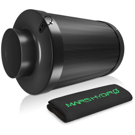 Mars Hydro 4" (100 mm) Nachfüllbarer Aktivkohlefilter zur Geruchskontrolle für Inline-Lüfter
