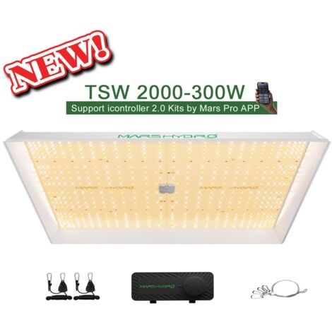 2026 Mars Hydro TSW 2000 LED Grow Light Vollspektrum Pflanzenlampe IR for Grow Zelt