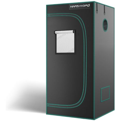 Mars Hydro 60x60x140cm Growbox GrowZelt Indoor Pflanzenzelt Growroom Darkroom Growschrank Gewächshaus Grow Tent 1680D