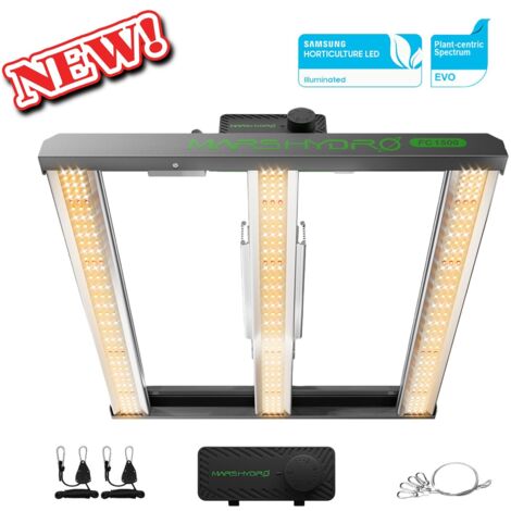 2026 MARS HYDRO FC 1500 LED Grow Light Samsung301H EVO for Growzelt 1-3Plan