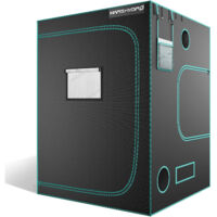 Mars Hydro 150x150x200cm Growbox GrowZelt Indoor Pflanzenzelt Growroom Darkroom Growschrank Gewächshaus Grow Tent 1680D