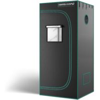 Mars Hydro Growbox GrowZelt 70x70x160cm Indoor Pflanzenzelt Growroom Darkroom Growschrank Gewächshaus Grow Tent 1680D