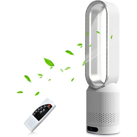 Ventilador de torre, ventilador de torre silencioso, ventilador de torre de escritorio de 58 cm, 8 velocidades, oscilación de 90° con control remoto, temporizador de 2 horas, ventilador de torre para  (1/5)