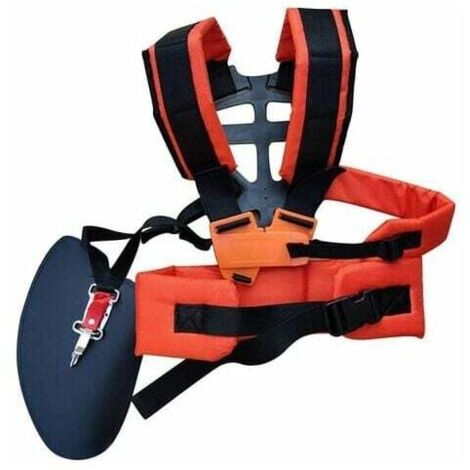 Arnés de hombro cómodo y ajustable, práctico y cómodo para desbrozadoras, cortadoras de césped, accesorio universal para máquinas de jardín. (1/5)