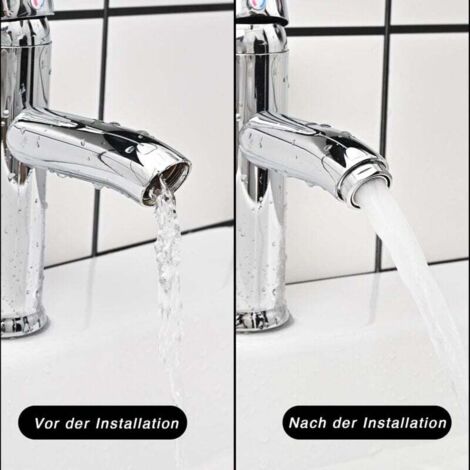 Perlador M24 Acero Inoxidable (6 Uds + 8 Juntas + Llave): Ahorra Hasta 40% Agua, Filtro De 7 Capas, Antichoque