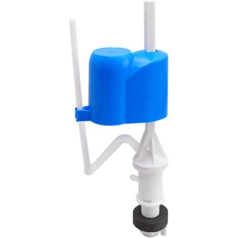 Válvula de descarga lateral de plástico de 1/2", válvula de llenado de entrada, reemplazo del sistema de descarga del inodoro (1/3)