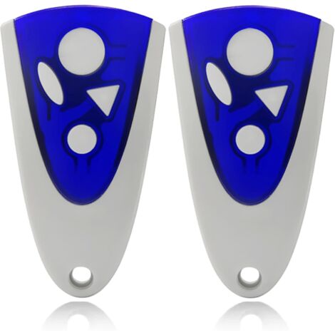 Juego de 2 controles remotos para puertas de garaje Novoferm Novotron 502 MAX43-2 Novotron 512 MIX43-2 de 433,92 MHz - Juego de 2 transmisores portátiles universales - 433 MHz (1/5)