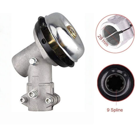 Cabezal De Engranaje De 28 Mm Y 10 Dientes Para Desbrozadora Oleo – Compatible Con Modelo EM780, Metal Resistente