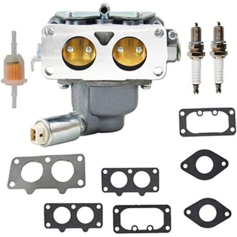 Carburador de cortacésped con válvula solenoide 799230, repuesto para John Deere L111, L118, L120, LA120, LA130, LA135, LA140, LA145, LA150, Briggs Stratton 791230, 799230, 699709, 499804 (1/5)