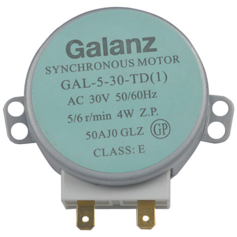 Motor síncrono de plato giratorio GAL-5-30-TD de 30 V y 4 W para accesorios de microondas Galan.z