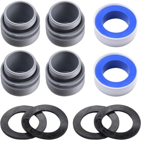 Kit de conversión de adaptador de piscina, conecta una manguera de 40 mm a filtros de 3,8 cm, fácil instalación (1/5)