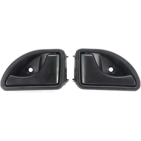 Manija interior de puerta delantera izquierda derecha compatible con Renault 1997 1998 1999 2000 2001 2002 2003-2007 Kangoo 1997-2003 Twingo,negro (1/3)