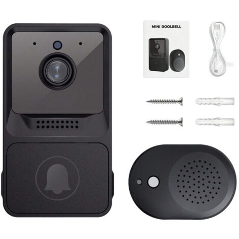 Sonnette vidéo connectée avec alimentation 12 V - Kit VisioBell