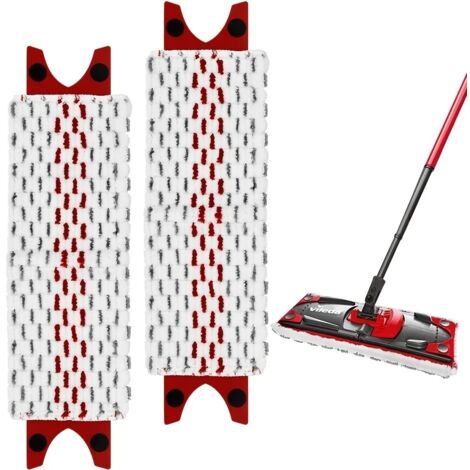 Paquete de 6 cabezales de repuesto compatibles con las mopas de microfibra Vileda UltraMax UltraMaT. Accesorios para mopas. (1/5)