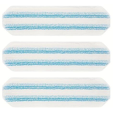 Paño de limpieza de microfibra de doble propósito para mopa plana, para uso húmedo y seco (1/5)