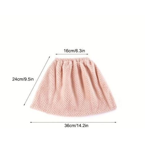 Paquete de 4 fundas multifunción para mopa de terciopelo coral con paño absorbente de microfibra reutilizable, poliéster duradero, colores variados. (1/3)