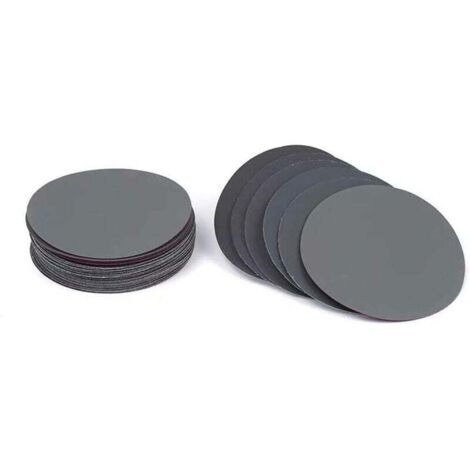 Promoción, discos de lija redondos de agua, húmedos y secos, grano 600/800/1000/1200/1500/2000, con velcro, 30 unidades/lote, 75 mm, surtidos, AAFGV (1/5)