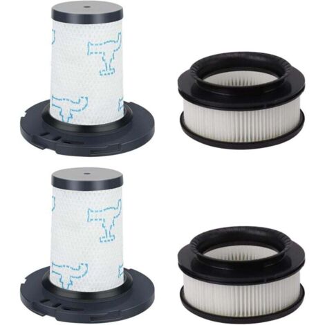 Juego de 4 filtros HEPA de repuesto para aspiradoras Rowenta X-Force Flex 11.60, 14.60 y 15.60 Animal RH9878, RH9898, RH9958 y RH99F1 (repuesto ZR009007 y ZR009008) (1/5)