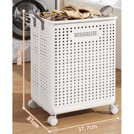 Cesto para ropa con ruedas, plegable y ventilado, multifunción ...