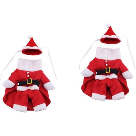 Disfraces navideños para perros y gatos, disfraces navideños de alce para mascotas, disfraces navideños para mascotas (aptos para juegos de rol en fiestas navideñas) XXL