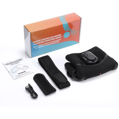 Masajeador de hombros inalámbrico de 5000 mAh: 5 modos, control remoto, magnético, calor de 45 a 65 °C, vibraciones relajantes (1/5)