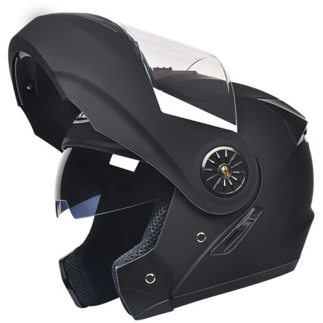 Negro mate (55-60 cm): cómoda y moderna, protección óptima para desplazamientos urbanos y por carretera.