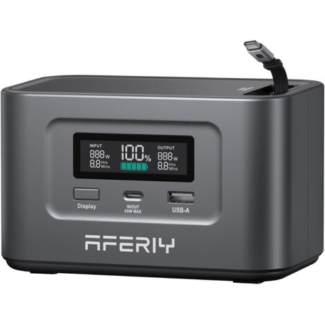 Estación de energía portátil AFERIY Nano100 de 100 W y 99,2 Wh