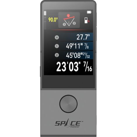 Telémetro digital Laser D9 Pro, pantalla táctil IPS de 2,4", alineación láser de doble cara, LED de 90 lm, soporte magnético (1/5)