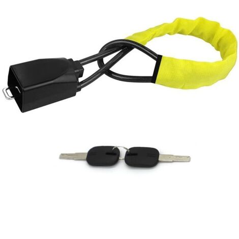 Cerradura para volante - Cerradura antirrobo para volante de coche, cerradura universal de acero inoxidable con 2 llaves para coches, furgonetas y camiones