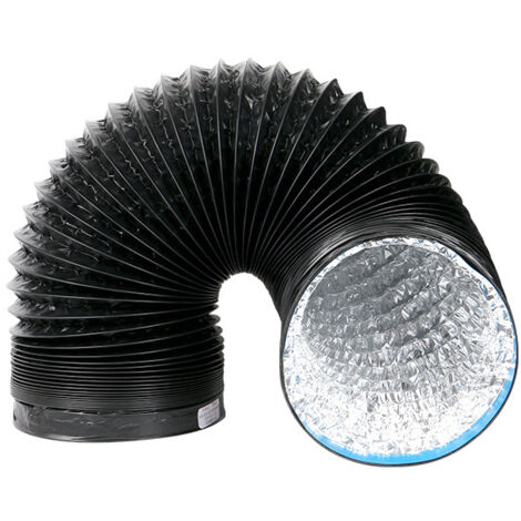 Conducto de ventilación flexible de aluminio para cocina, de alta resistencia y seguridad, 2 m (1/5)