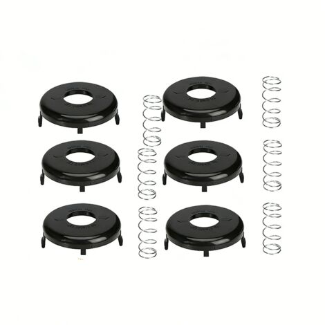 Juego de 6 cubiertas de carrete para desbrozadora, cubierta de carrete para Toro 88175, 73-8200 y 73-8220, resorte y tapa (1/5)