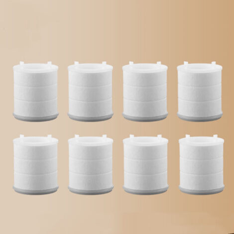 Cartuchos de filtro de algodón (8 unidades) para agua del grifo: eliminan eficazmente las impurezas. (1/2)