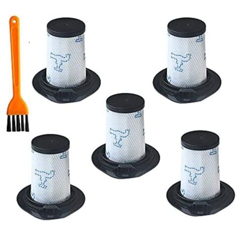 Paquete de 5 filtros para aspiradora Rowenta Air Force 460. Rendimiento óptimo. Material plástico ecológico. Rh92xx (1/4)