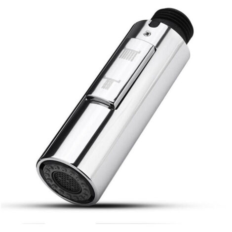 Boquilla de repuesto para grifo de cocina, cabezal rociador extraíble, cabezal de grifo desmontable universal G1/2, acero inoxidable SUS304 (galvanizado). (1/5)