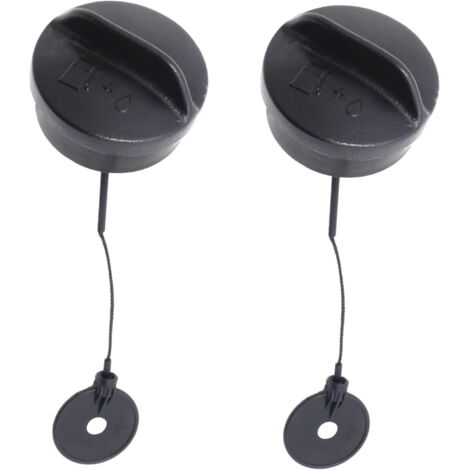 Paquete de 2 tapones para el depósito de combustible Hippotech para desbrozadoras STIHL FS106, FS108, FS120, FS120R, FS200, FS200R, FS250, FS250R, FS300, FS350, FS400, FS450 y FS480. (1/4)