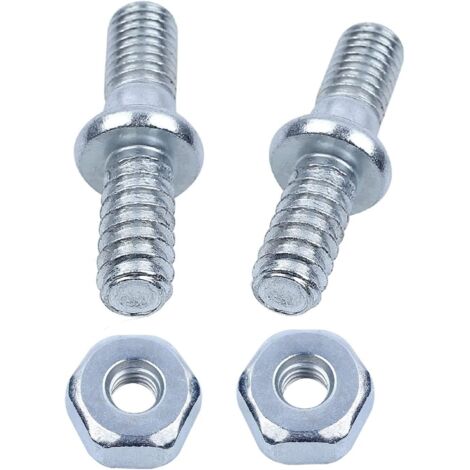 Tuercas de barra de espárrago Hippotech (paquete de 2) para motosierra STIHL MS170 MS171 MS180 MS181 MS190T MS191T MS192T MS210 MS230 MS250 017 018 025 (1/2)