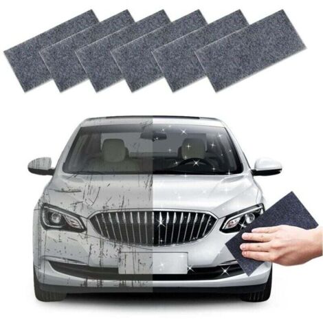 Paquete de 6 paños Nano Sparkle para reparar arañazos en coches, reparación eficaz de arañazos, compatible con todos los colores, reutilizable, pulido y mantenimiento.