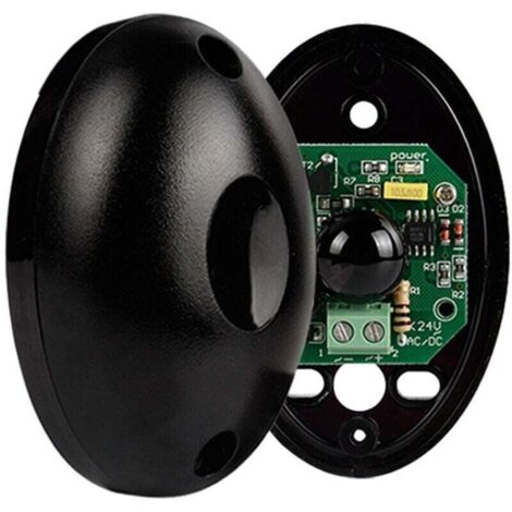 Sensor de haz automático con sensor fotoeléctrico infrarrojo DC12-24V para puerta de garaje, detector de obstáculos y alarma. 1 par (transmisor y receptor).