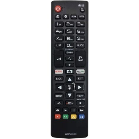 Mando a distancia de repuesto LG AKB75095308 para televisores inteligentes LG - No requiere configuración (1/4)