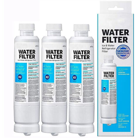 Cartucho de filtro de agua original SAMSUNG de 3 piezas DA29-00020B / HAF-CIN/EXP, repuestos para refrigerador (1/4)