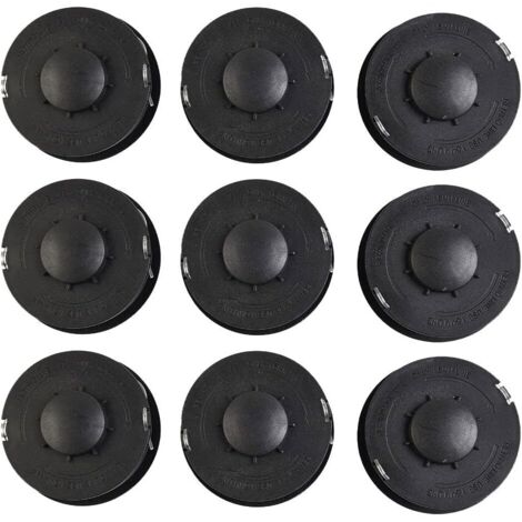 QOXEZY Paquete de 9 cabezales de bobina para desbrozadoras Einhell GC-ET 4530 RTV 400, RTV 550, RTV 550/1 (1/5)