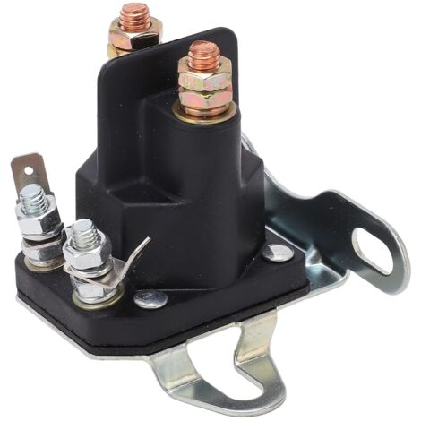 Relé de arranque para cortacésped, interruptor de arranque de corriente reducida, relé solenoide de arranque, bobinas de latón, contactos plateados de 12 V, para motos de nieve. (1/5)