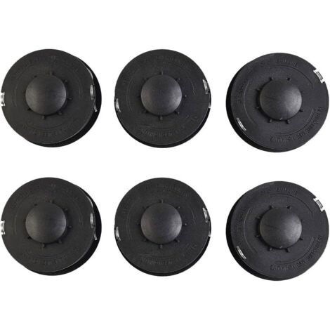 QOXEZY Paquete de 6 cabezales de bobina para desbrozadora Einhell GC-ET 4530 RTV 400, RTV 550, RTV 550/1 (1/5)